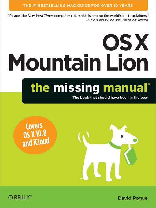 Title details for OS X Mountain Lion by David Pogue - Wait list